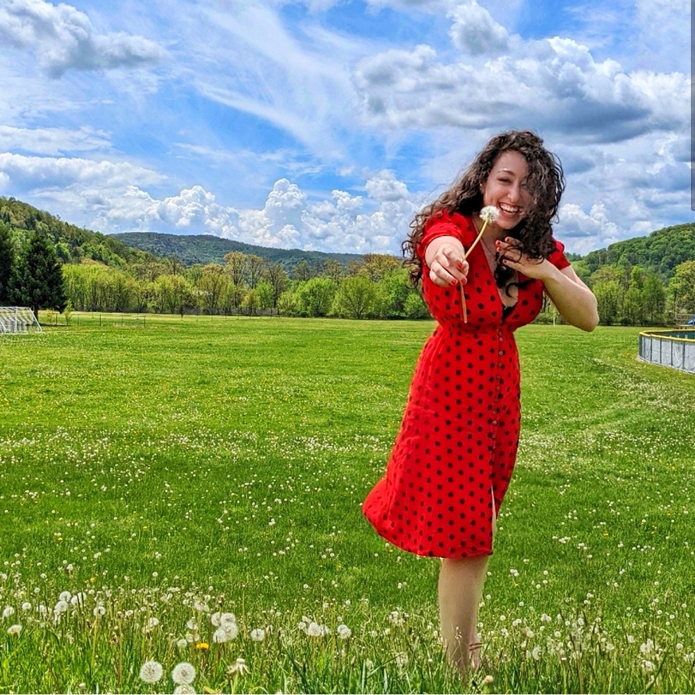 ❣️ CLEOBELLA POLKA DOT MIDI DRESS ❣️❣️